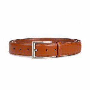 Gelante men’s Real Leather Belt Sz 42-44 Silver Buckle Professional Career